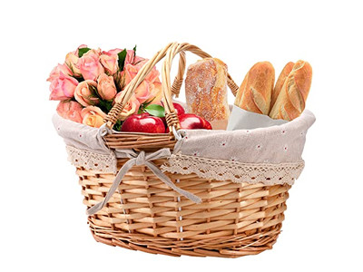 Cesta de Picnic y Mesa Bolsa de Playa de Malla Metal Plegable Bambú Vietnam