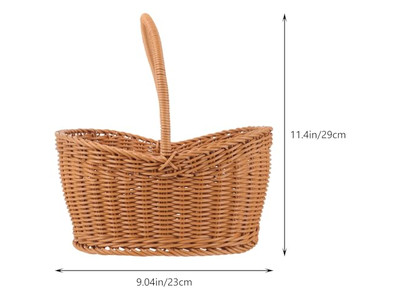 Cesta de Picnic de Importación y Exportación Empaque de Rayas Enfriador con Tapa de Madera