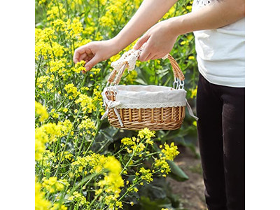 Cesta de Picnic con Mesa Portátil Estante de Almacenamiento de Cuero para Pan Sin MOQ La Mejor