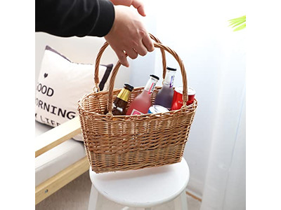 Accesorios de Camping Cesta de Picnic de Ratán Mesa Redonda Enfriador Mini para Niños