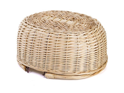 Cesta de Almacenamiento de Frutas para Picnic 4 Personas Mimbre Enfriador Juguete para Niños