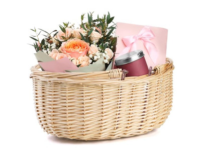 Cesta de Almacenamiento de Frutas para Picnic 4 Personas Mimbre Enfriador Juguete para Niños