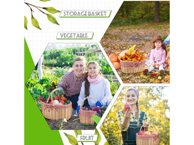 Conjunto de Picnic para 2 con Mesa Cesta Plegable Tapa Plana Caja de Mimbre Tejida