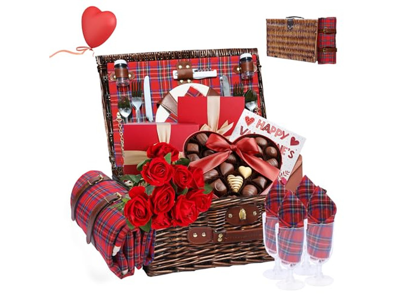 Cesta de Picnic para Compras de Plástico Redonda con Tapa Enfriador Personalizado Cocina Almacén