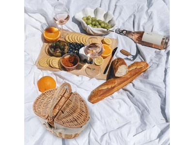 Cesta de Picnic de Juguete con Comida Cestas Individuales de Mimbre Baratas Pequeñas para Recoger